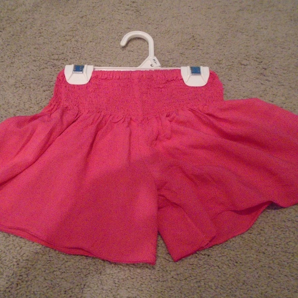 *EUC* pink wide culottes shorts